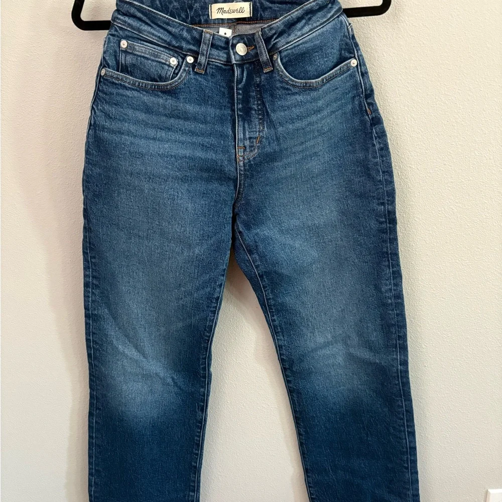 Madewell petite curvy 90s straight jean in Barlow wash - Picture 1 of 8